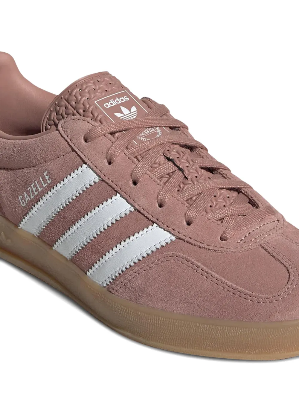 adidas Originals suede 3-stripe sneakers Pink