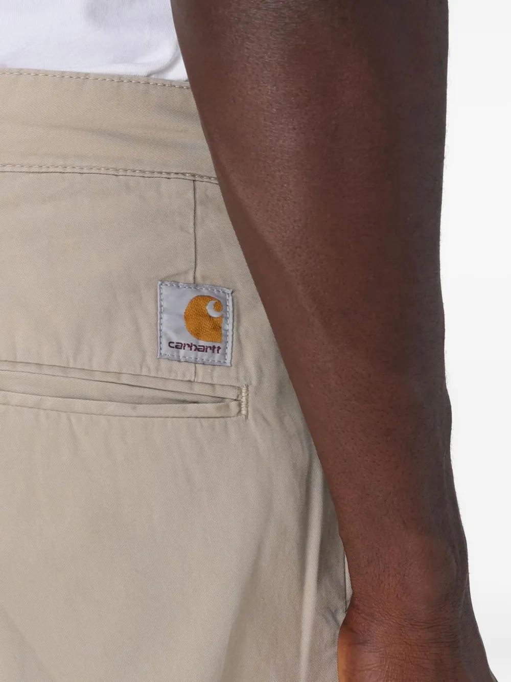 Carhartt WIP Straight plooibroek Beige