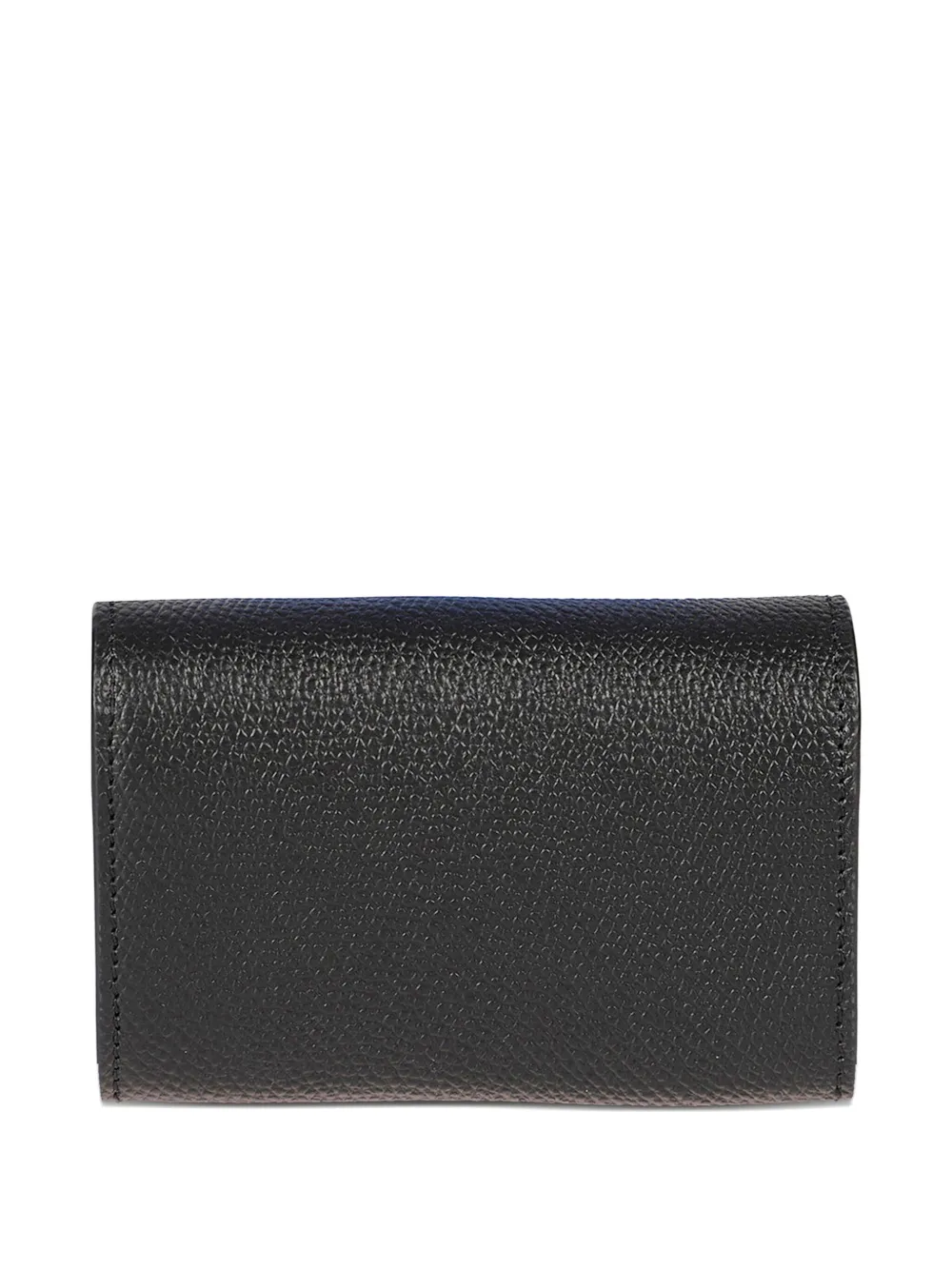 Valentino Garavani logo-plaque leather wallet - Zwart