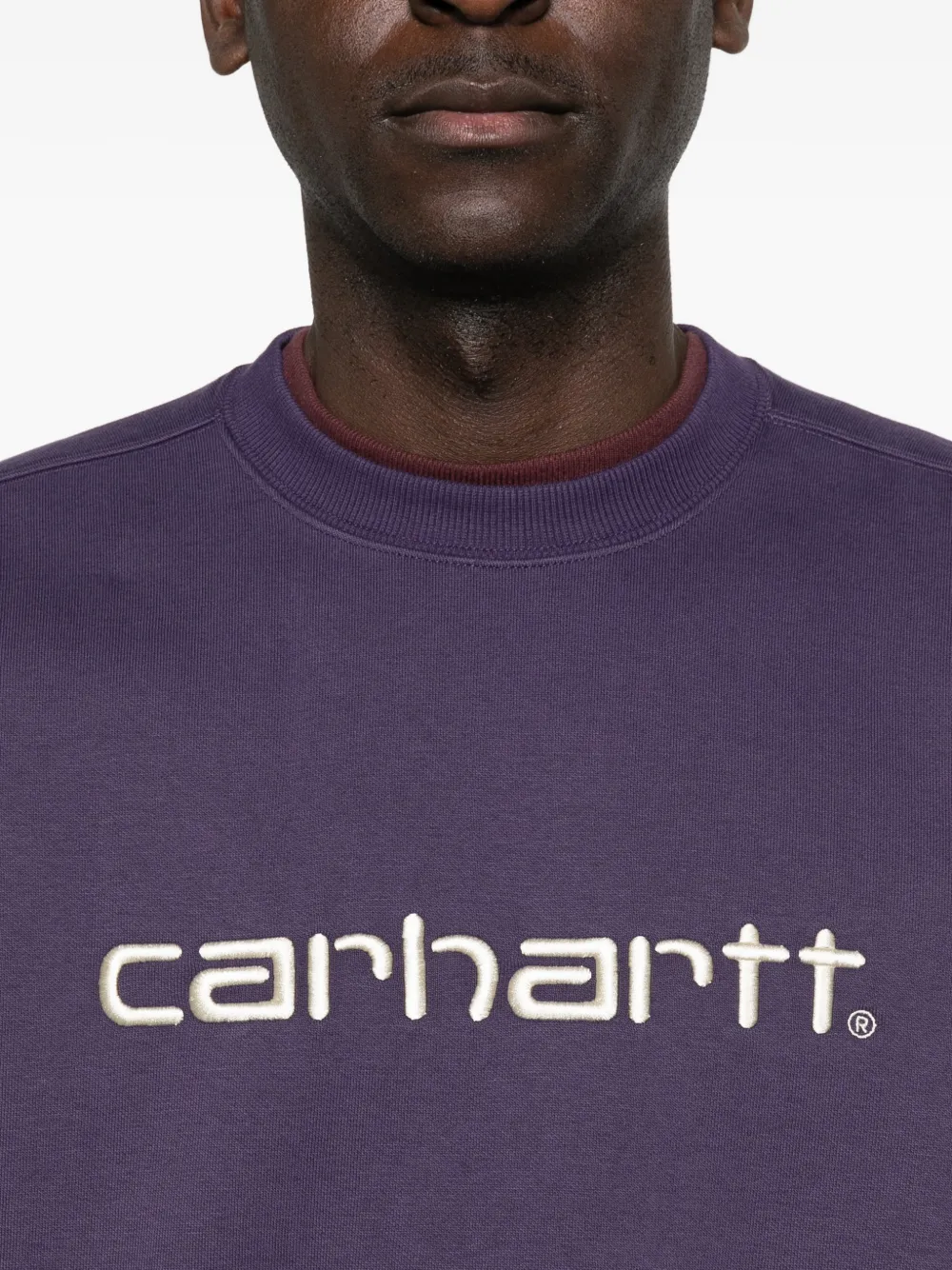 Carhartt WIP Sweater met logodetail Paars