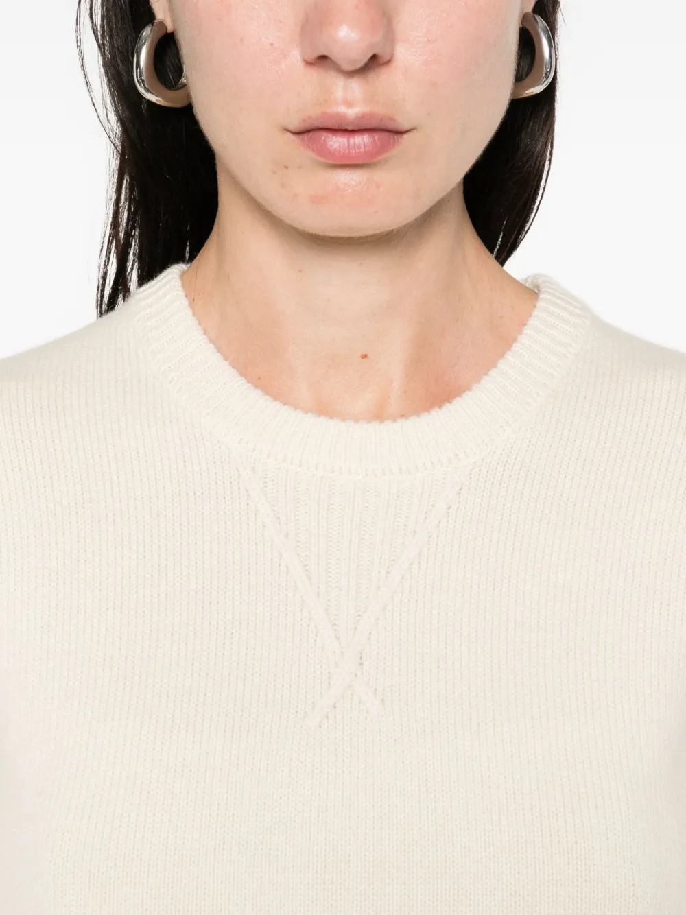 JW Anderson ribbed crew-neck sweater Beige