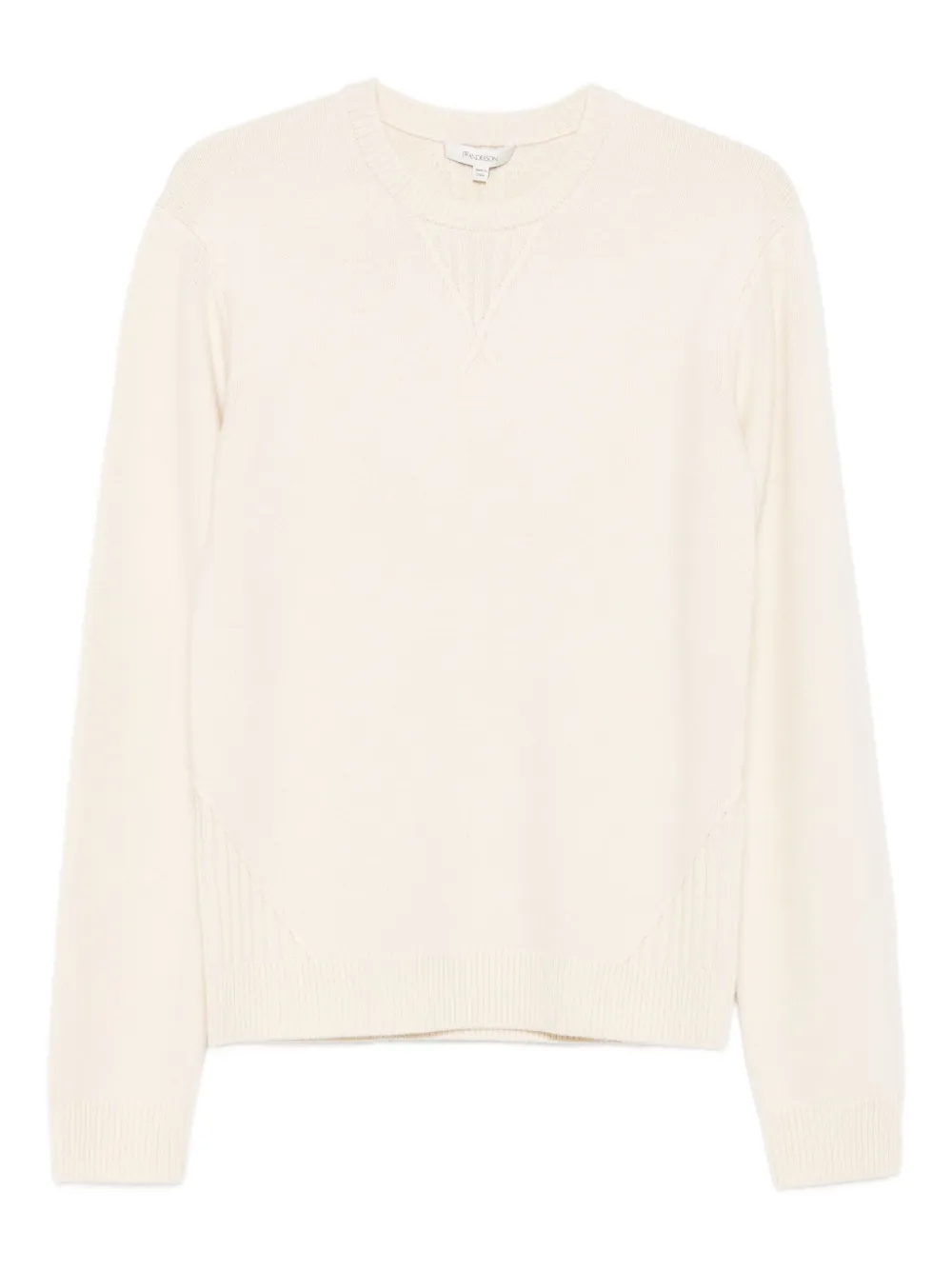 JW Anderson ribbed crew-neck sweater Beige