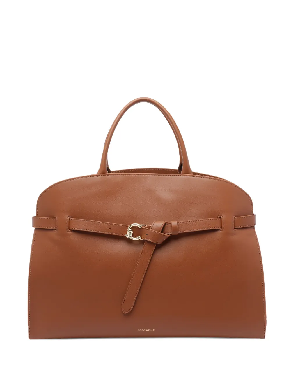 Coccinelle Shopper met gesp W11 BROWN