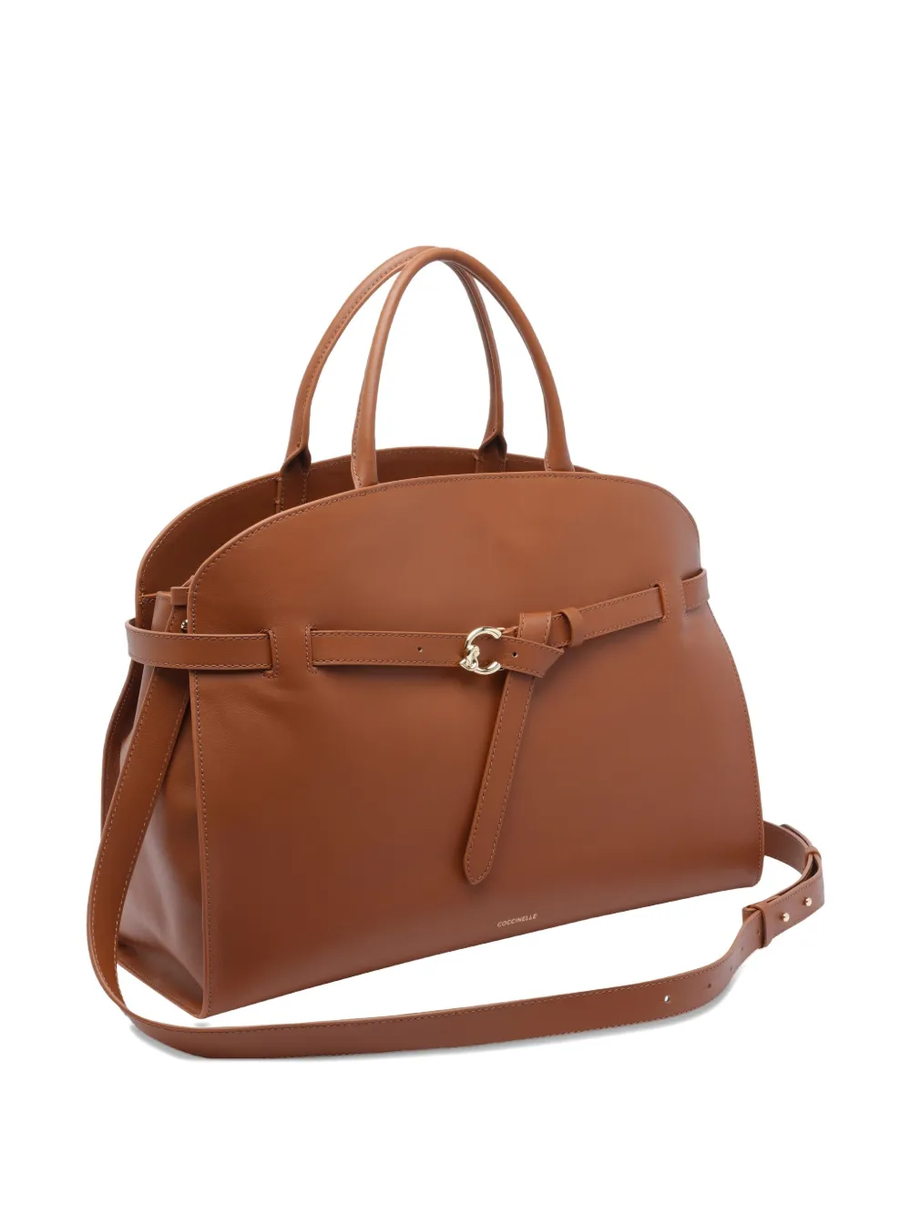 Coccinelle Shopper met gesp W11 BROWN