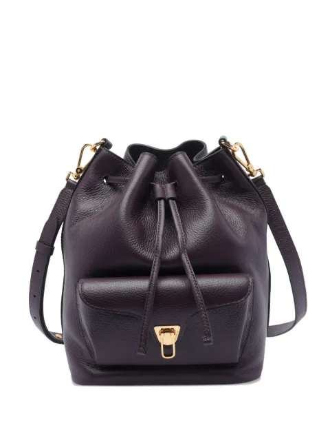 Coccinelle bucket bag drawstring closure
