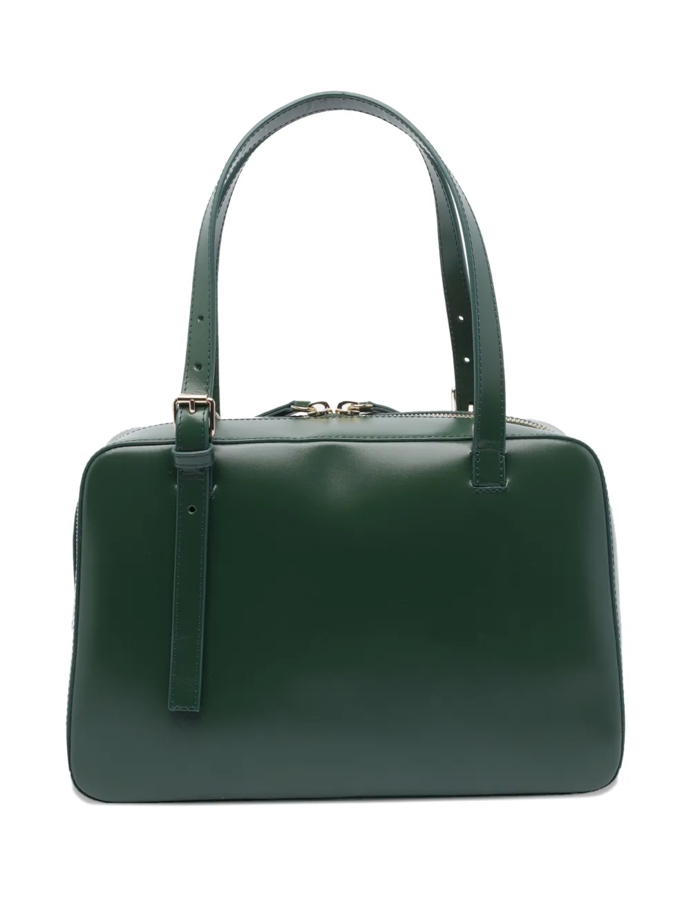 A.P.C. small Virginie leather box bag Groen