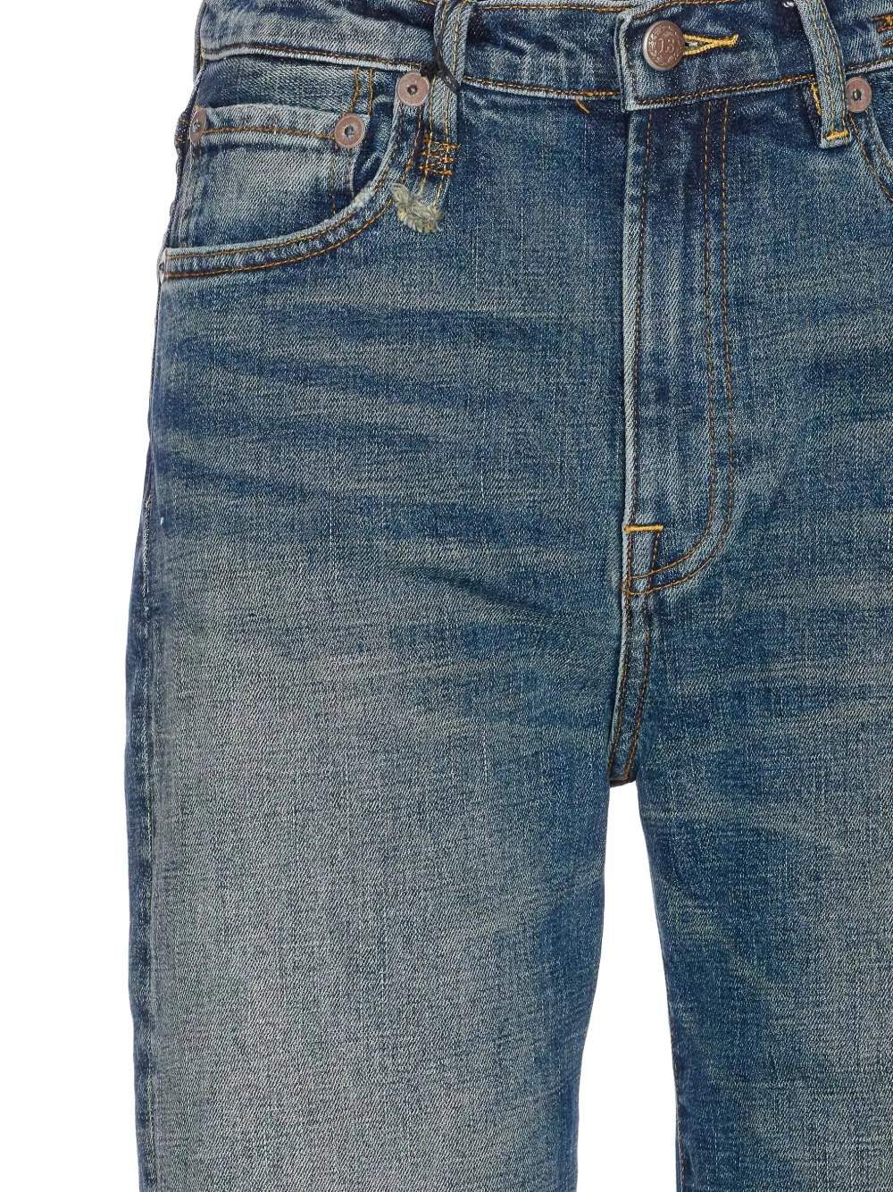 R13 patch-pocket jeans Blauw