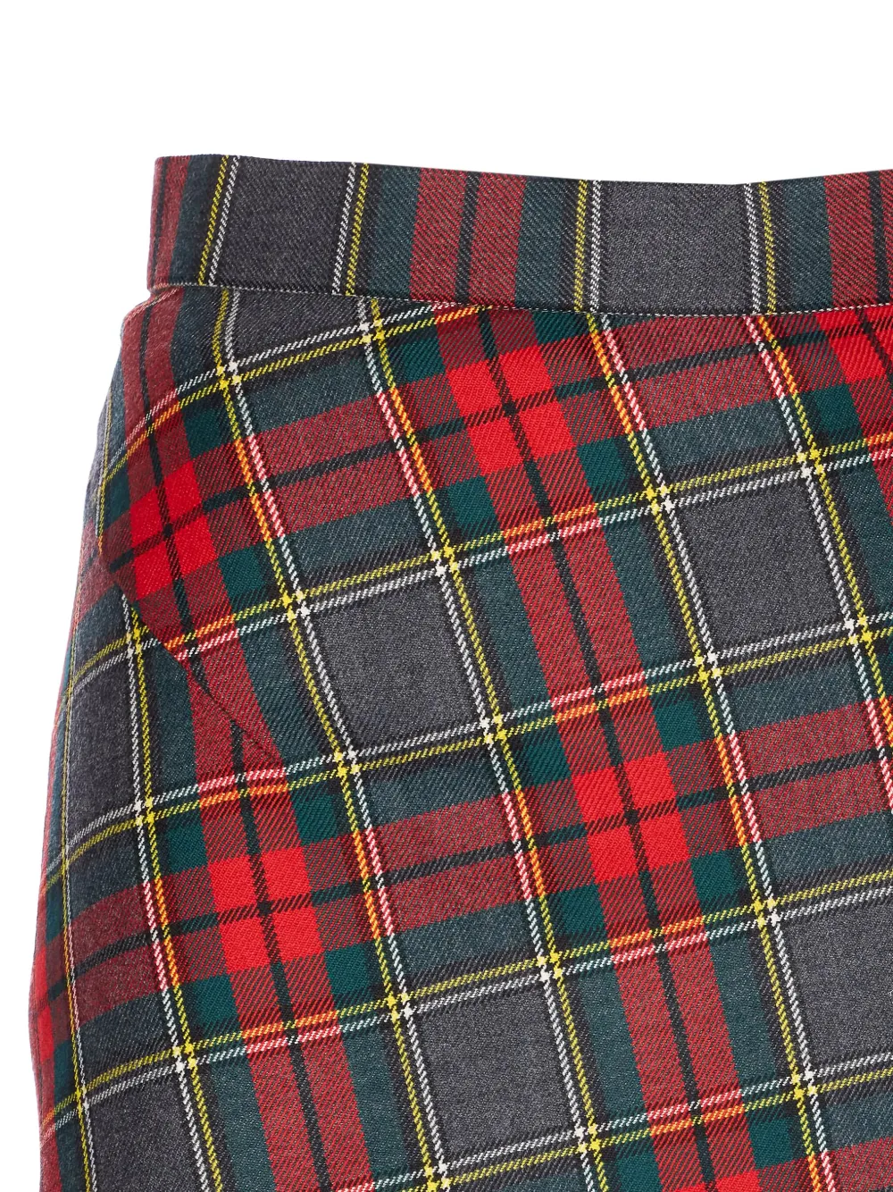 Vivienne Westwood Asymmetrische midi-rok met tartan ruit Rood