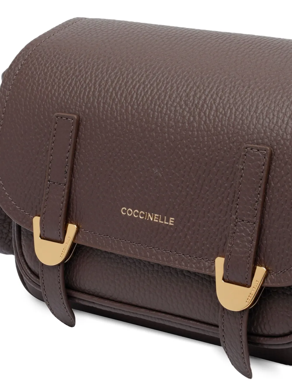 Coccinelle Crossbodytas met klepzak Bruin