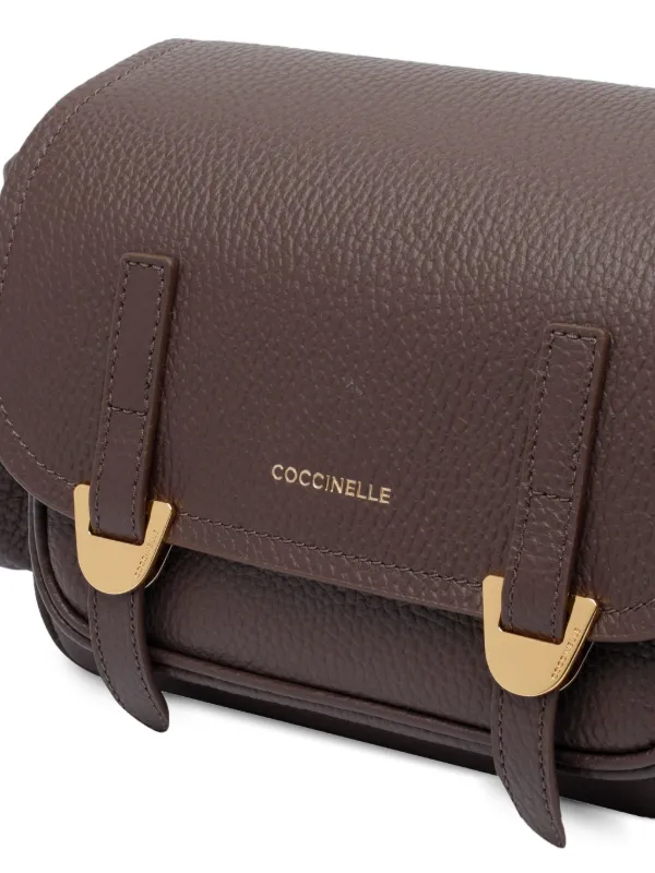 Coccinelle Flap Pocket Crossbody Bag | Brown | FARFETCH