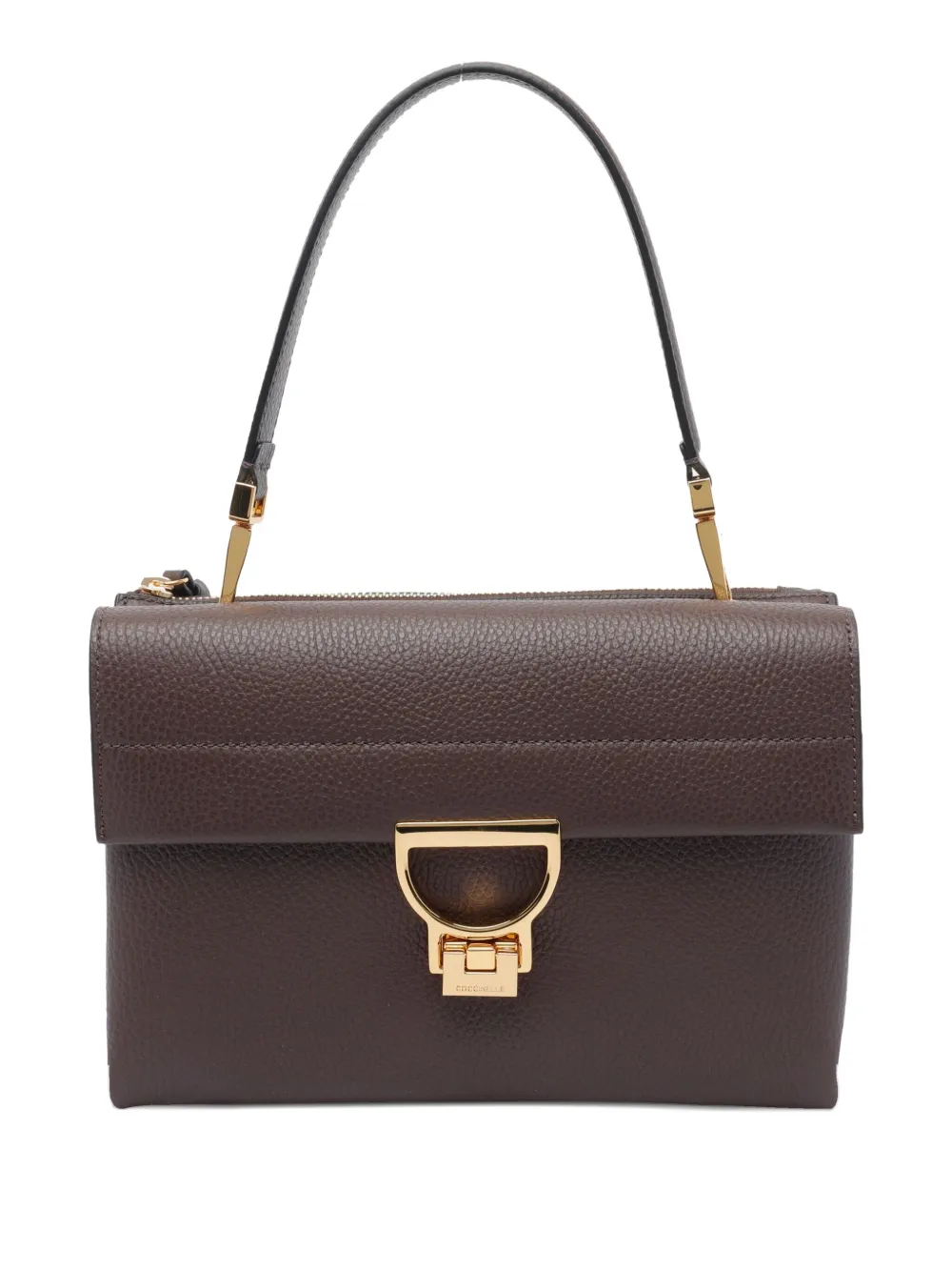Coccinelle Crossbodytas met dubbele vakken en handgreep Bruin