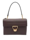 Coccinelle double-compartment top-handle cross body bag - Brown