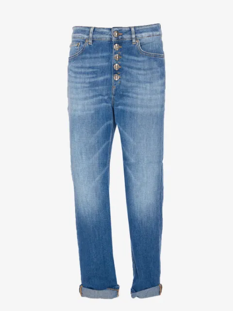 DONDUP button-fly patch-pocket jeans