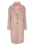 Herno single-breasted wool coat - Pink
