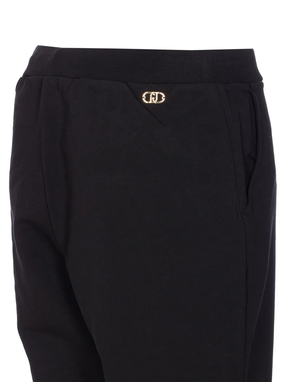 LIU JO drawstring-waist trousers Zwart