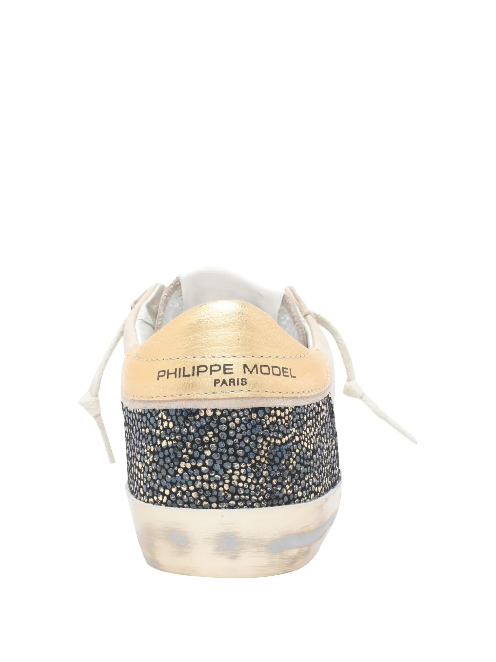 Philippe Model Paris logo-patch round-toe sneakers Neutrals