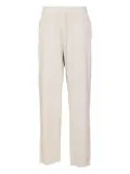 Brunello Cucinelli elastic-waist knitted trousers - Neutrals