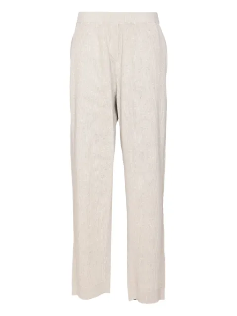 Brunello Cucinelli elastic-waist knitted trousers