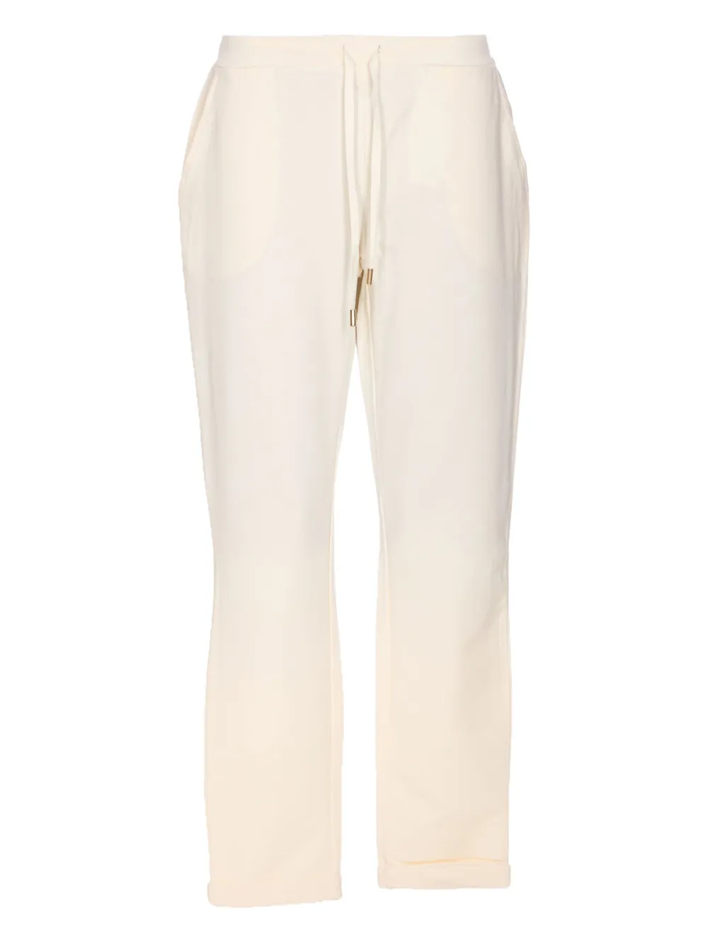 LIU JO drawstring-waist trousers Beige