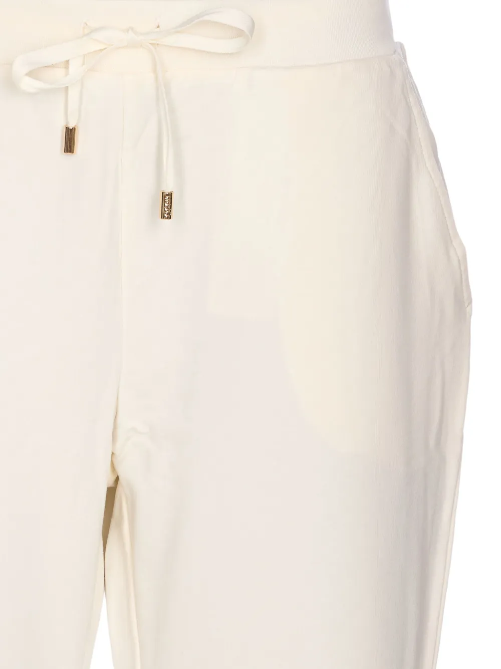 LIU JO drawstring-waist trousers Beige