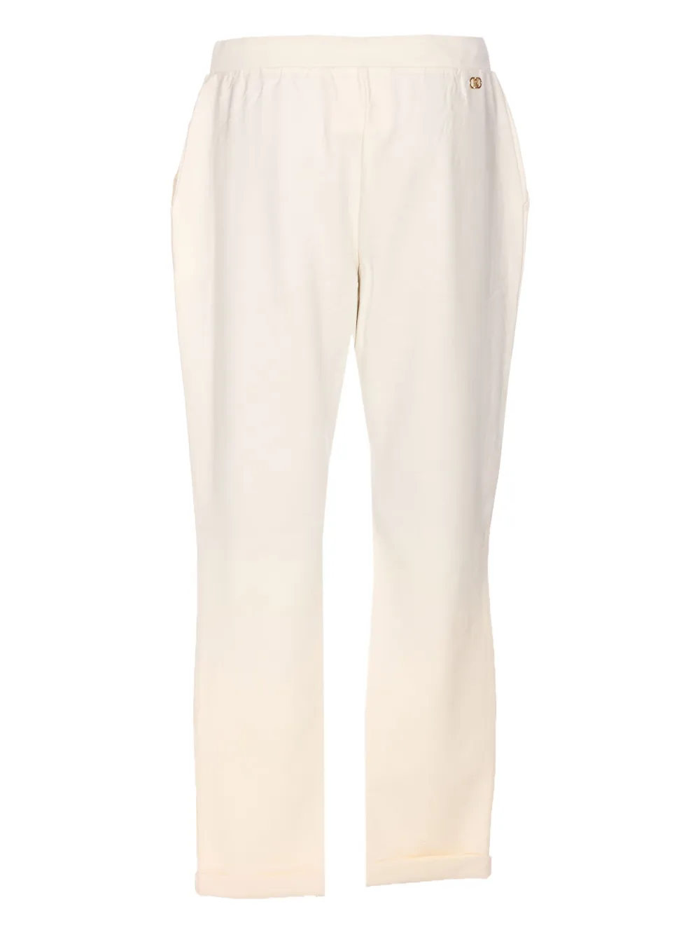 LIU JO drawstring-waist trousers Beige
