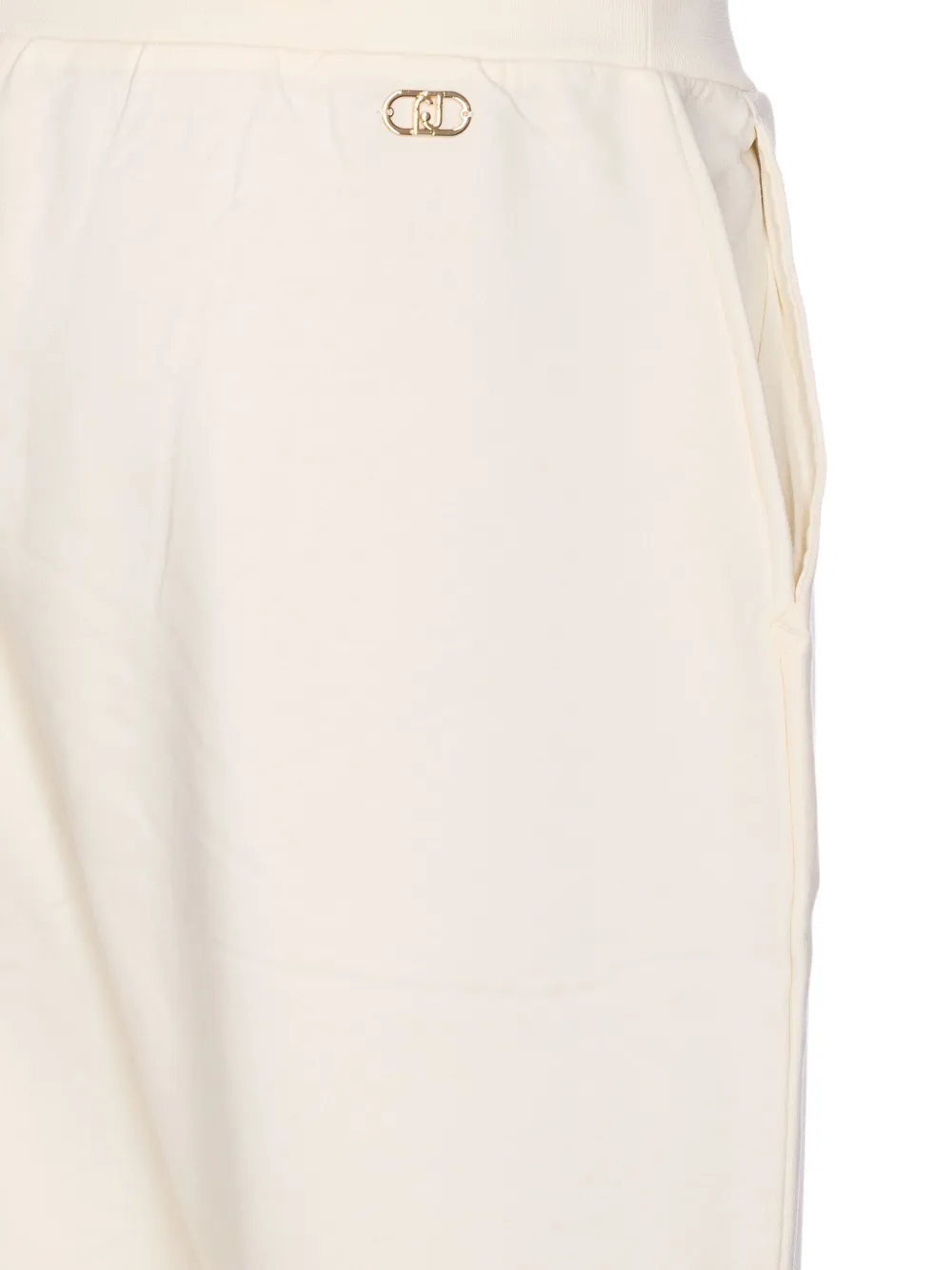 LIU JO drawstring-waist trousers Beige