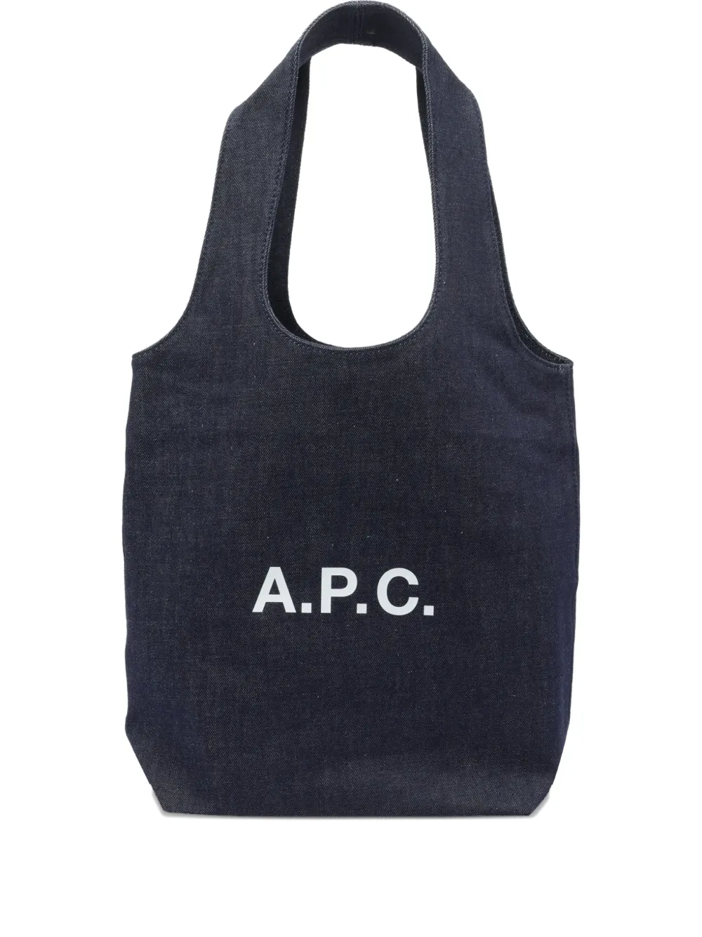A.P.C. medium Ninon denim tote bag Blauw