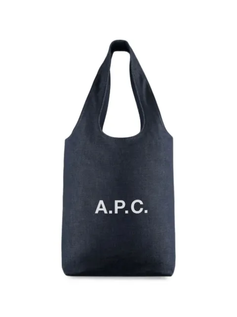 A.P.C. medium Ninon denim tote bag