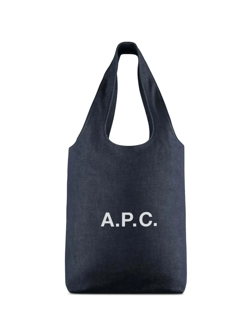 A.P.C. Ninon medium denim shopper Blauw