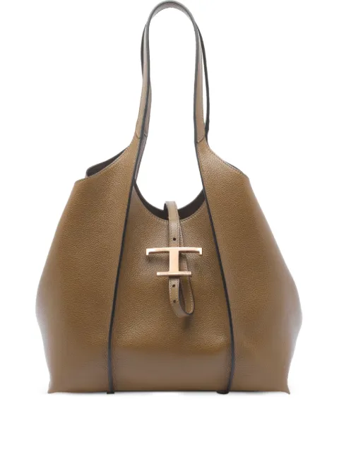 Tod's medium T-timeless calfskin leather tote bag
