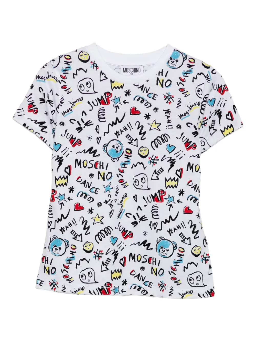 Moschino Kids graphic-printed T-shirt | White | Image 1