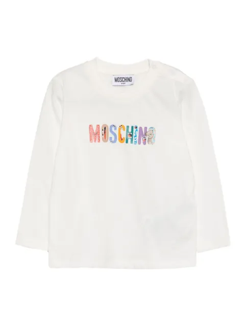 Moschino Kids logo-print cotton T-shirt