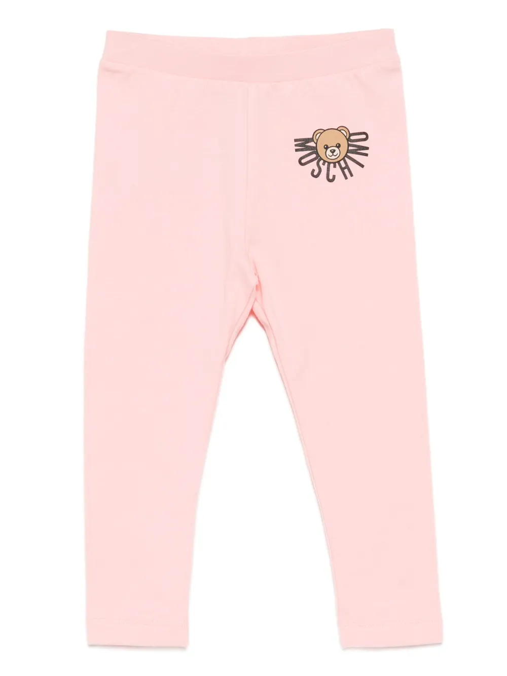 Moschino Kids logo-printed leggings | Pink | Image 1