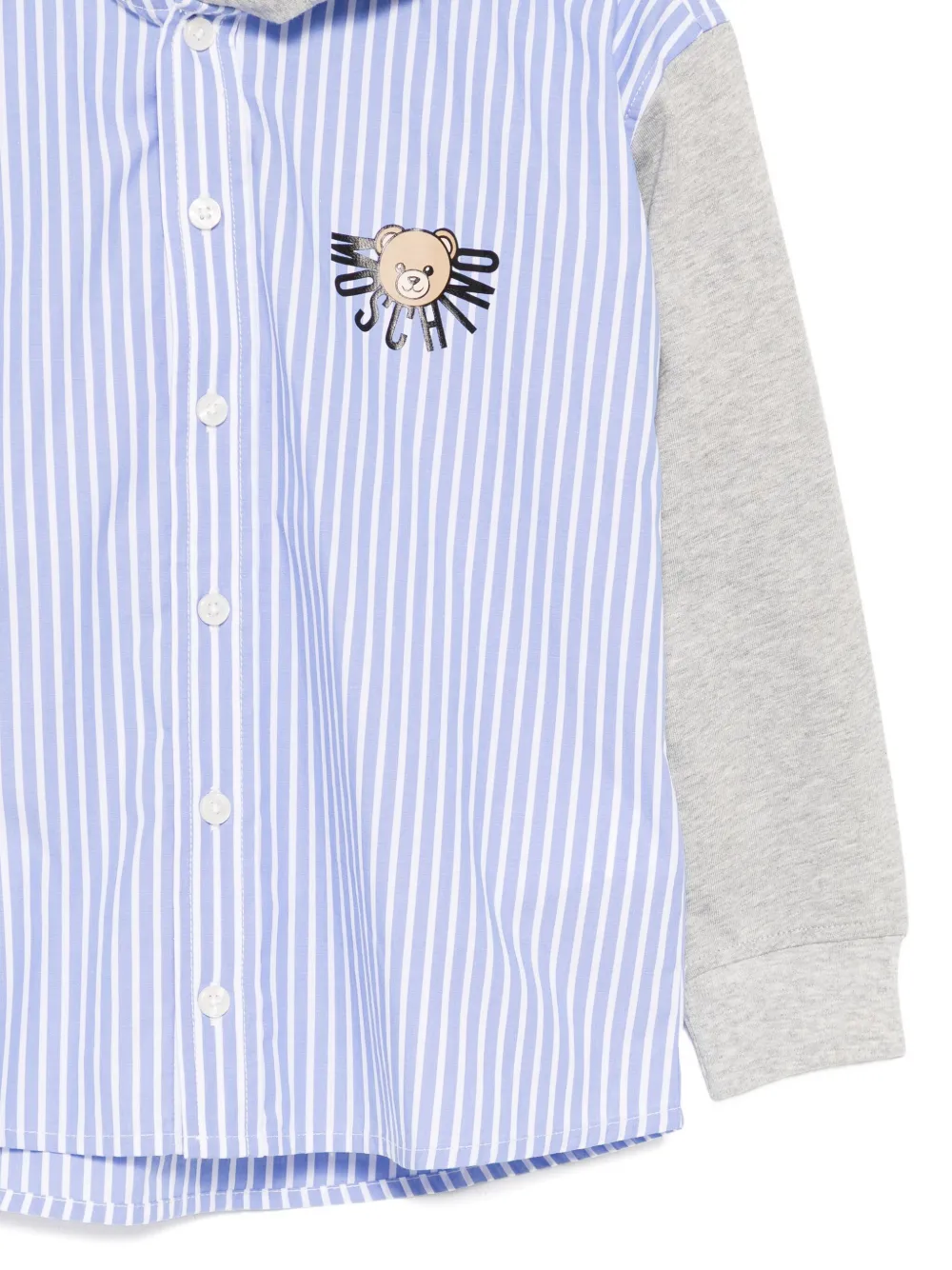 Moschino Kids Top met teddybeerprint Blauw