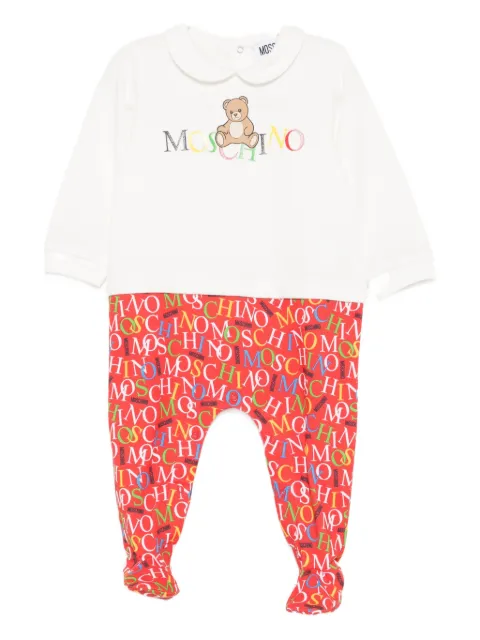 Moschino Kids teddy-print pajama