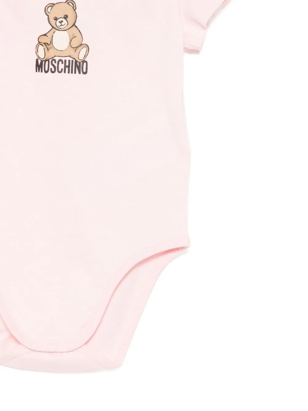 Moschino Kids Twee Terry Bear romper - Roze
