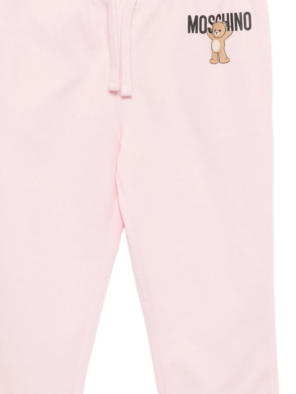 Moschino Kids Trainingsbroek met logoprint Roze