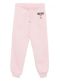 Moschino Kids logo-print trackpants - Pink