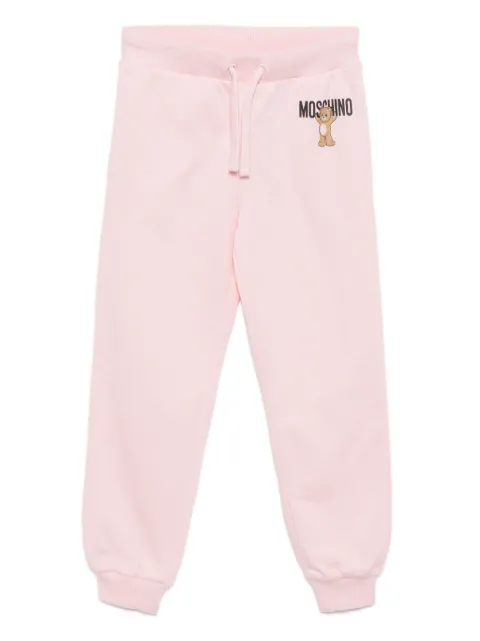 Moschino Kids pants con logo estampado