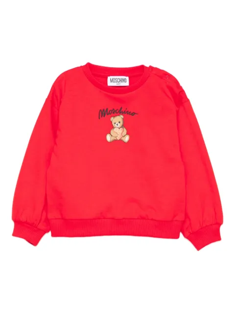 Moschino Kids sweat à logo imprimé