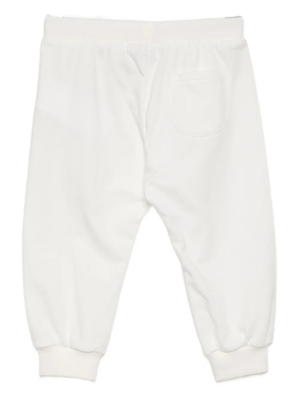 Moschino Logo-printed Track Pants In White
