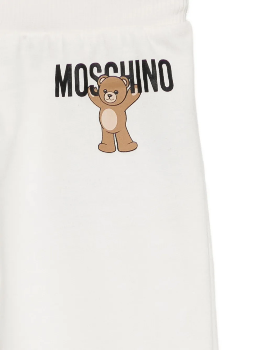 Moschino Logo-printed Track Pants In White