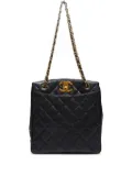 CHANEL Pre-Owned 1994 quilted chain tote bag - Black