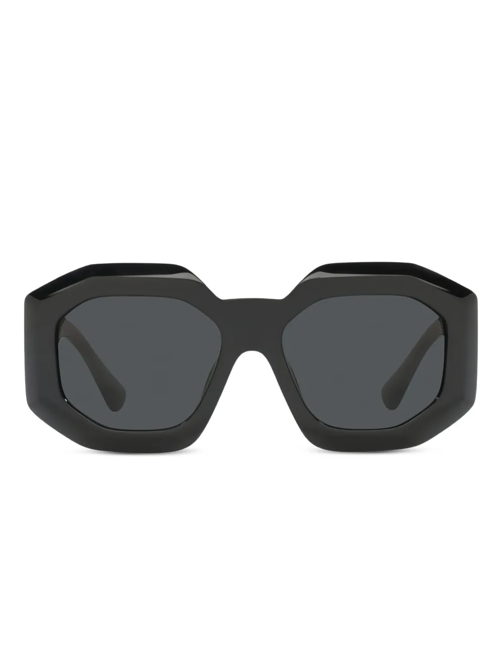 Versace Eyewear geometric-frame sunglasses Zwart