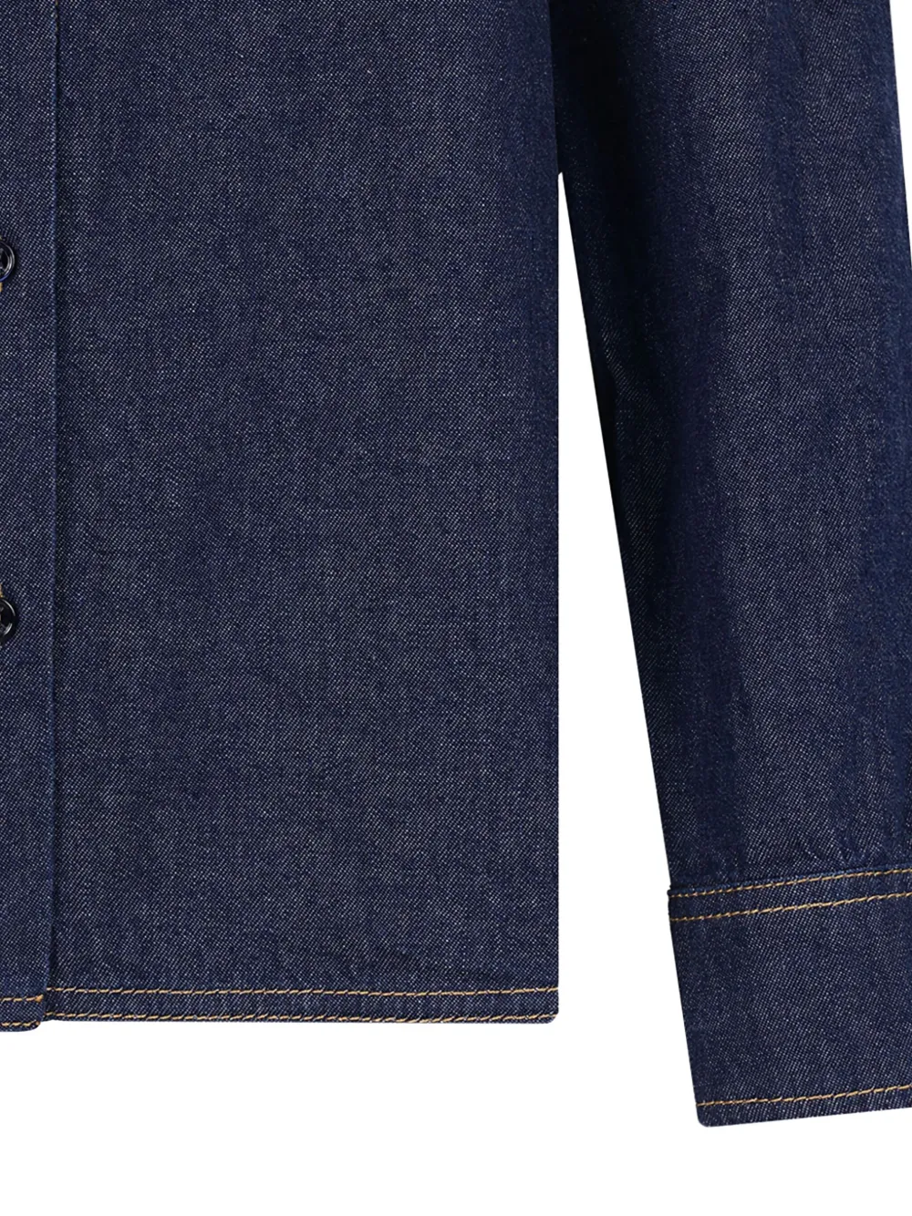 Maison Kitsuné Pocket Shirt In Blue