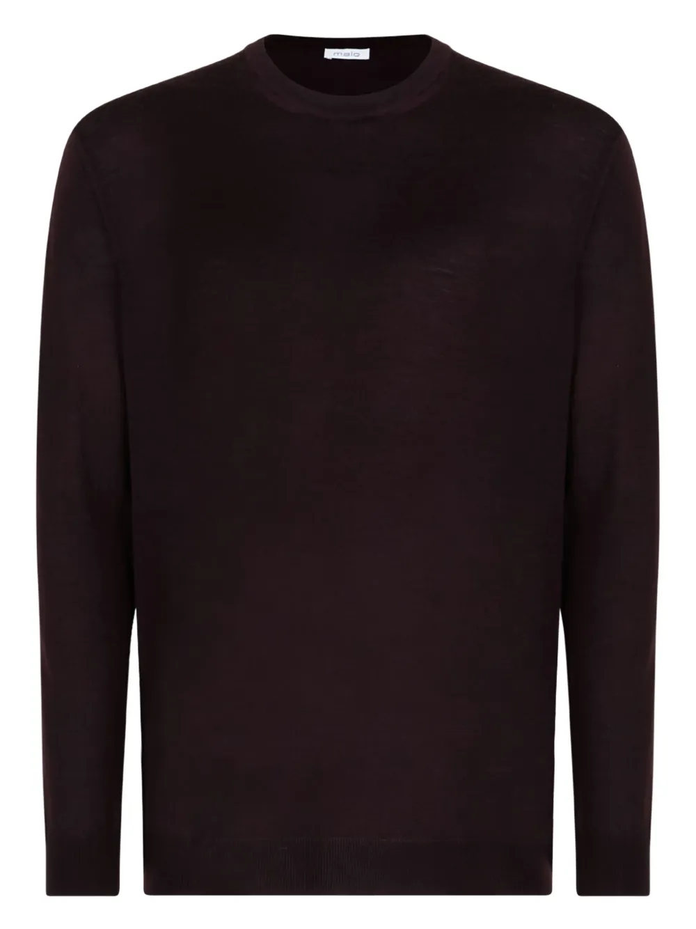 Malo crew-neck long-sleeve sweater | Brown | Image 1