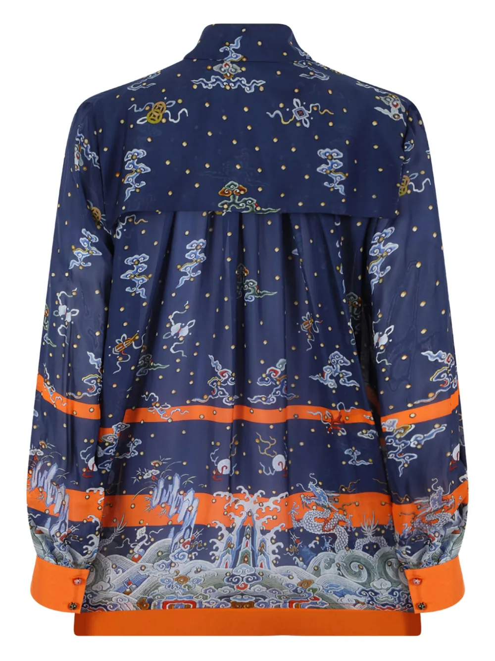 COLLARED PRINTED SHIRT