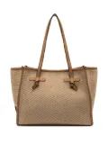 GIANNI CHIARINI Marcella herringbone knot tote bag - Neutrals