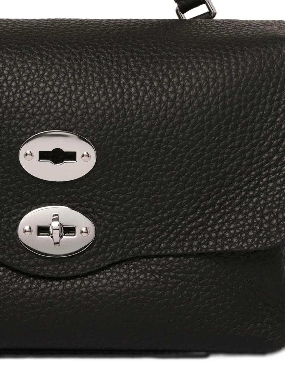 Zanellato Postina kleine crossbodytas met handgreep Zwart