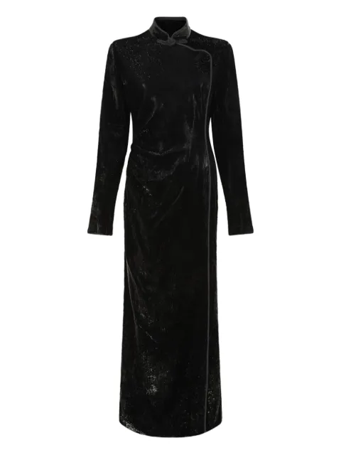 HUI MILANO knot-detail midi dress